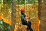 Low Ropes Course - Tarzan Swing