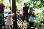 Low Ropes Course - Tension Traverse