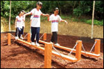 Obstacle Course - Swinging Board
